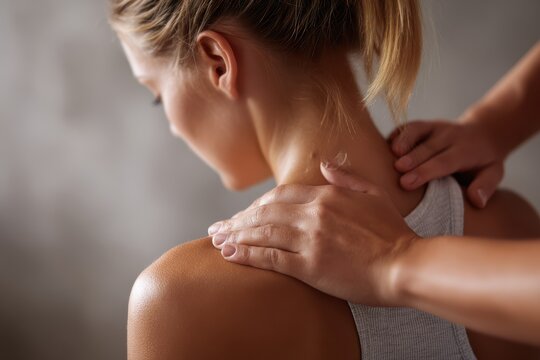Massage therapy for tight shoulders targeting upper back and neck tension relief